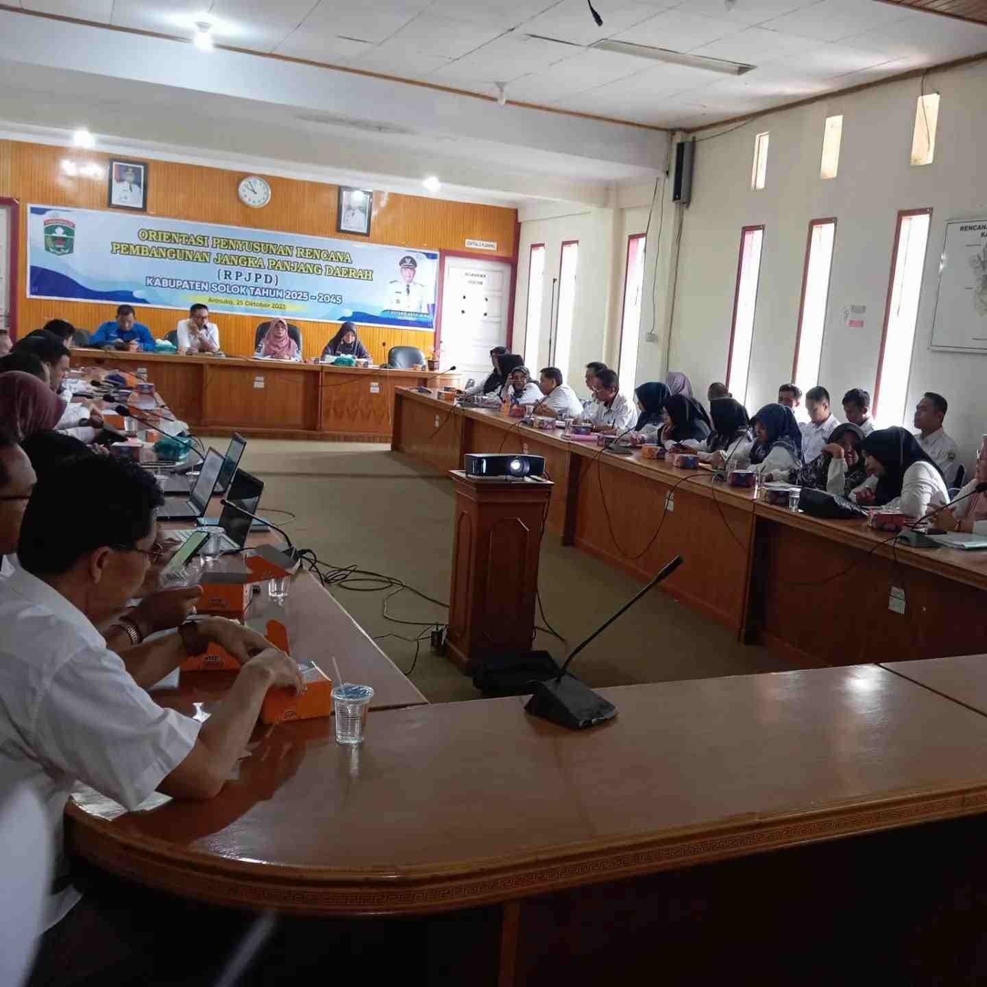 Orientasi  Penyusunan Rencana Pembangunan Jangka Panjang Daerah (RPJPD) Kabupaten Solok Tahun 2025-2