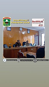 Kunjungan Bappeda Kabupaten Solok Selatan ke Bapelitbang Kabupaten Solok dalam rangka Diskusi RPJPD