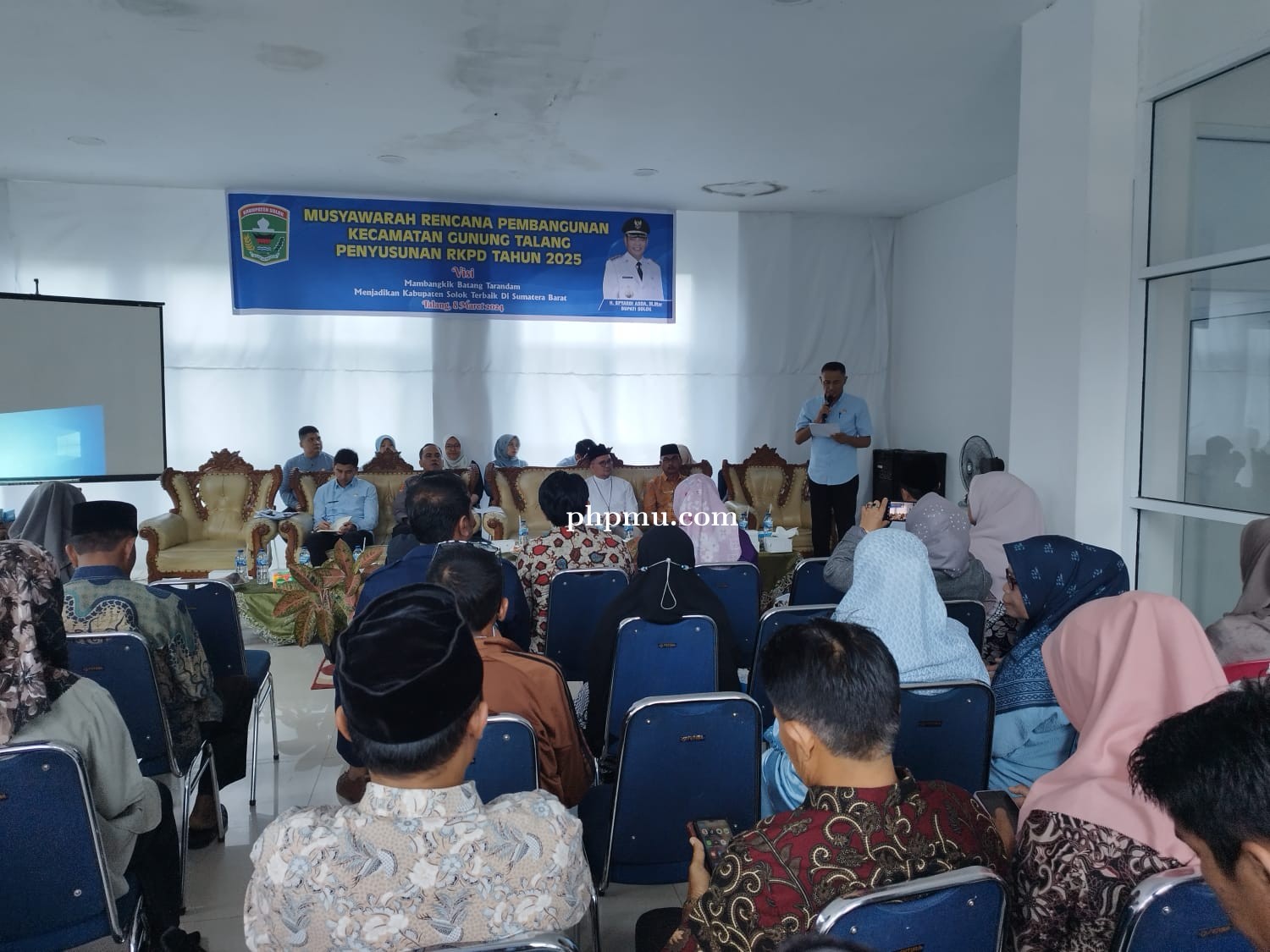 Musyawarah  Rencana Pembangunan (MUSREBANG) Kecamatan Gunung Talang Kab. Solok