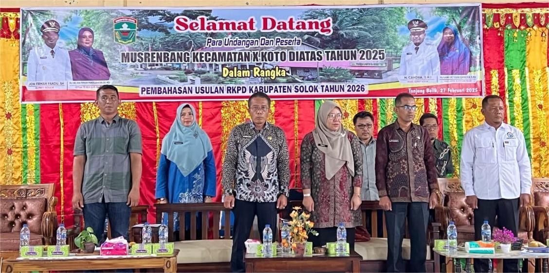 Musrenbang kecamatan X Koto Diatas
