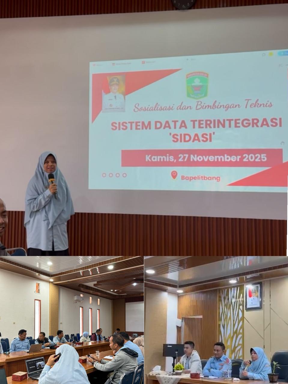 Pelaksanaan Sosialisasi dan Bimbingan Teknis Sistem Data Terintegrasi